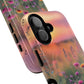 Floral Sunset Phone Case, Tough Magnetic Cases for iPhone, Nature Lover Gift, Durable Protection, Eco-Friendly Phone Accessory