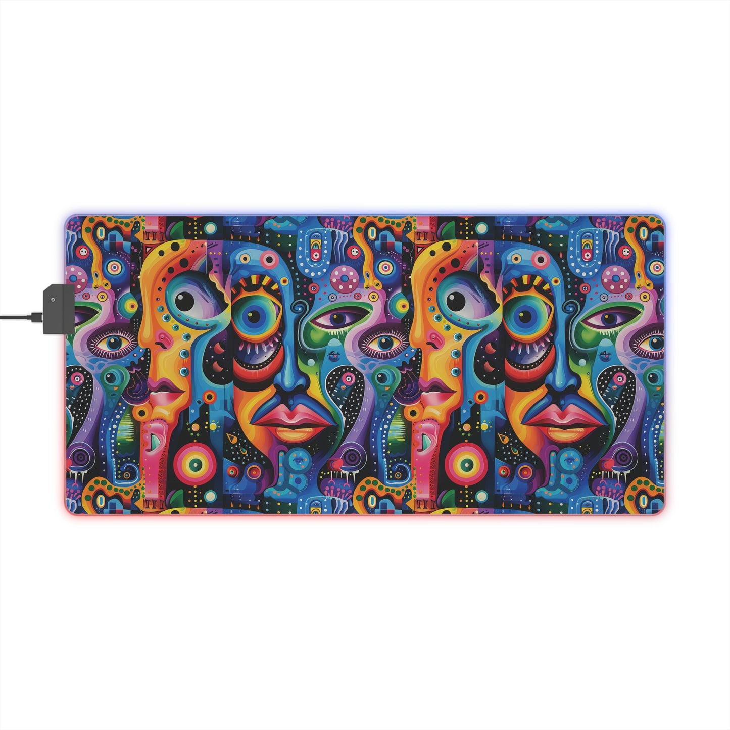 Psychedelic Visions LED Gaming Mouse Pad