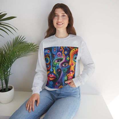 Psychedelic Visions Unisex Heavy Blend™ Crewneck Sweatshirt