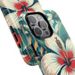Tropical Hibiscus MagSafe® iPhone® Tough Case - Stylish Phone Protection Gift for Nature Lovers, Vibrant, Summer Vibes.