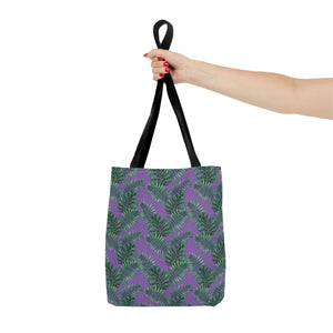 Purple Tropical Bliss Tote Bag