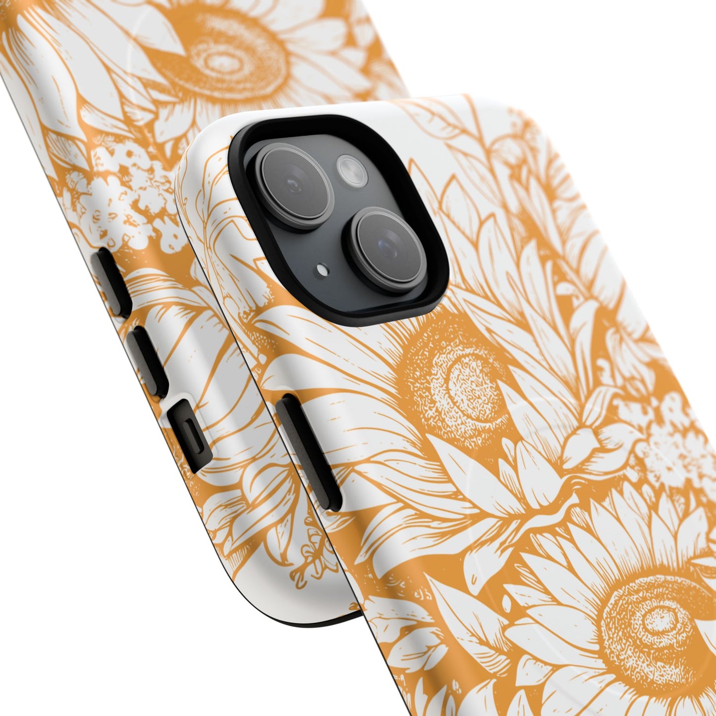 Loved John 3:16, Inspirational Gift, Tough iPhone Magnetic Case Scripture, Sunflower Bible Verse, MagSafe® iPhone® Tough Case, iPhone 14, iPhone 15, iPhone 16, Pro, Pro Max, Plus