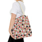 Heart Patterned Tote Bag - Cute & Stylish Carryall for Every Occasion