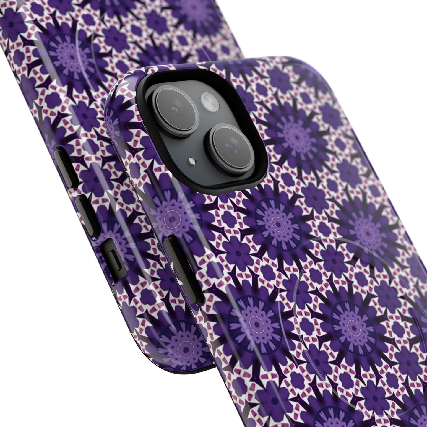 Twilight Petal Mirage Magnetic iPhone Cases, Unique Floral Designs, Tough Protection, Gift for Her, iPhone Accessories, Custom Cases