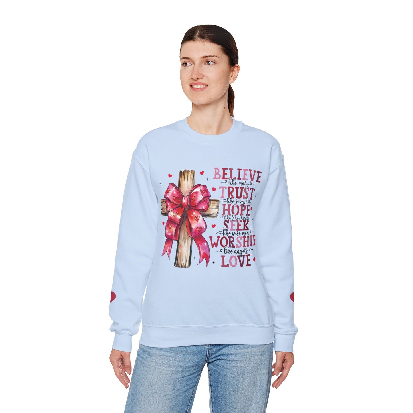 Be Like Jesus Unisex Heavy Blend™ Crewneck Sweatshirt.