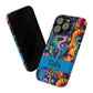 Psychedelic Visions Vibrant Samsung, iPhone and Google Pixel Phone Cases - Colorful Artistic Design