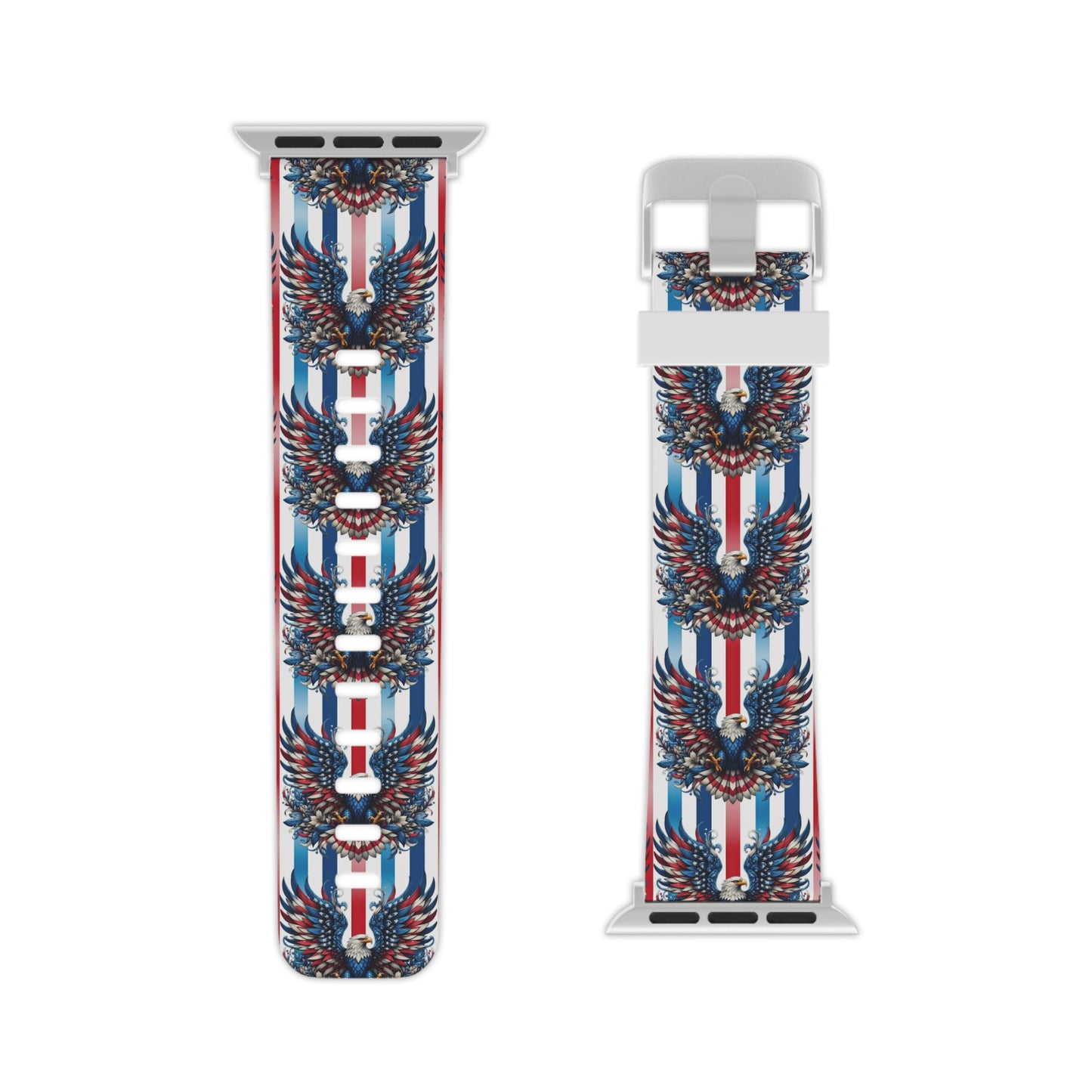 Patriotic Pride Apple Watch Band - Stylish Wrist Accessory for Independence Day & Beyond