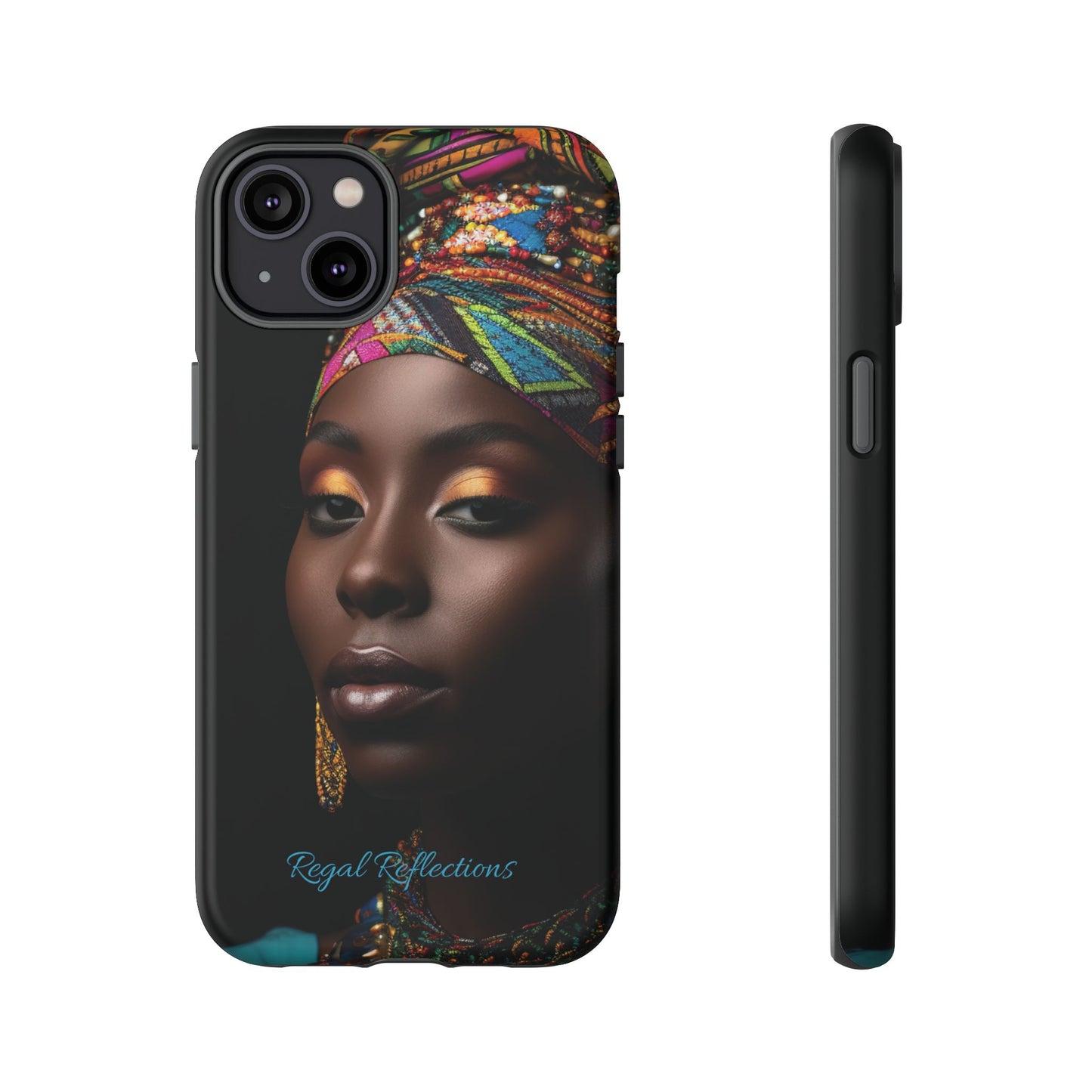 Regal Reflections: African Majesty iPhone, Samsung and Google Tough Phone Cases.