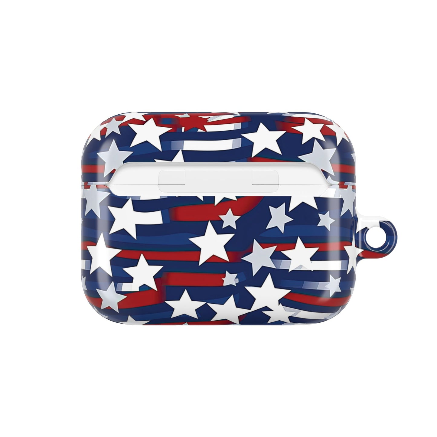 Patriotic Waves AirPod Case – Stars & Stripes Design, Mother’s, Father’s Day Gifts, Anniversary Gifts.