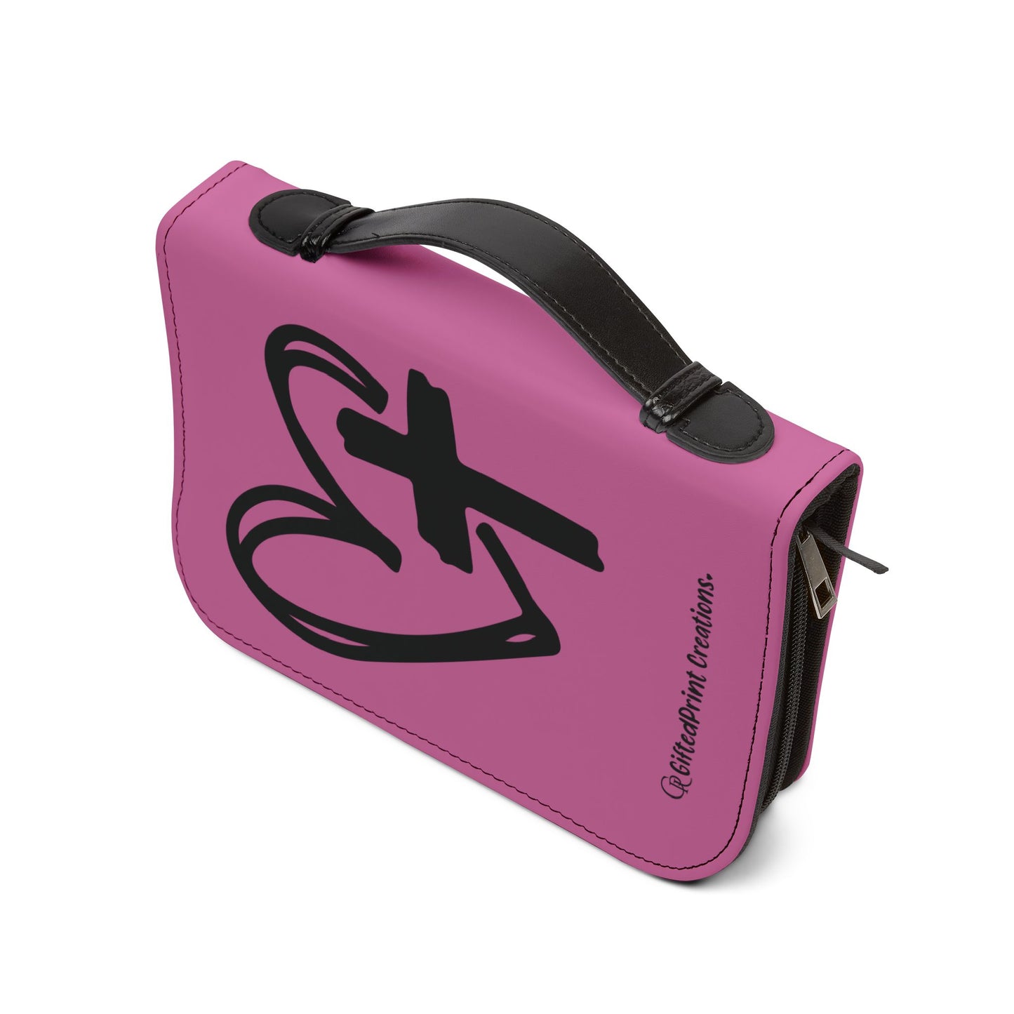 Personalized Floral Cross Bible Cover - Trust in the Lord Design| Baptism | Christening | Anniversary | Birthday Gifts.