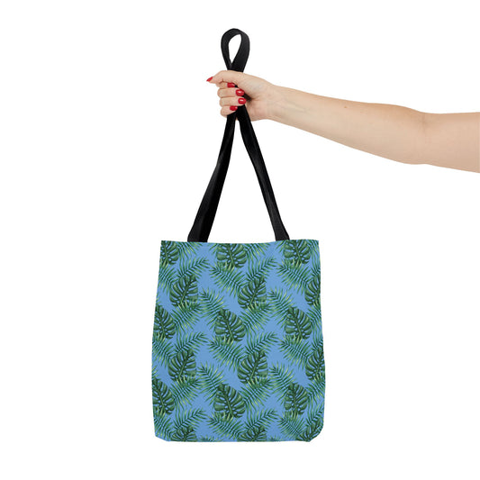 Blue Tropical Bliss Tote Bag