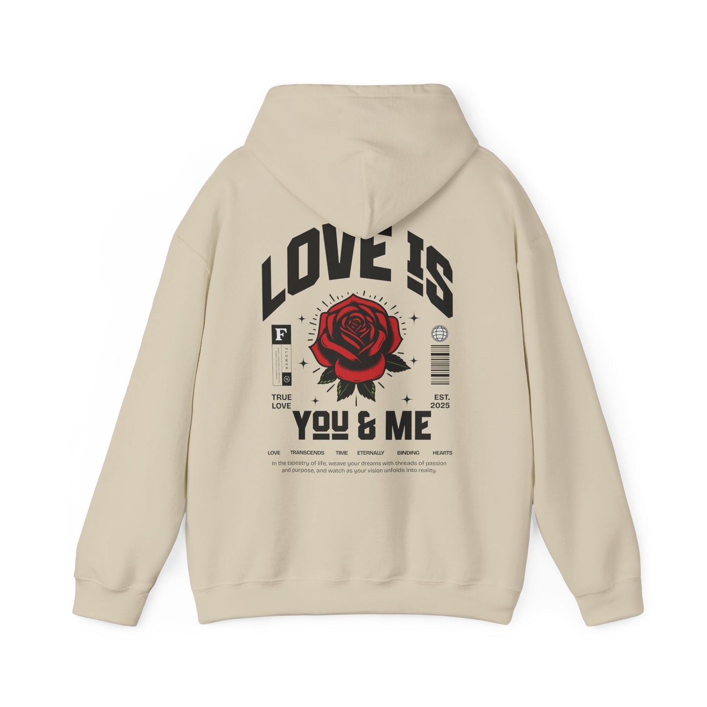 You and Me Unisex Gildan Hoodie Sweatshirt