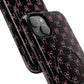 Coquette Chic Bow-Patterned Tough Magnetic iPhone Case, Stylish Gift for Her, Protective iPhone Cover, Trendy Accessory, iPhone Birthday Gift, Fashionable Tech