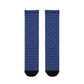 Winter Wonderland Navy Sublimation Crew Socks