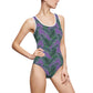 Purple Tropical Bliss Women's Classic One-Piece Swimsuit (AOP)