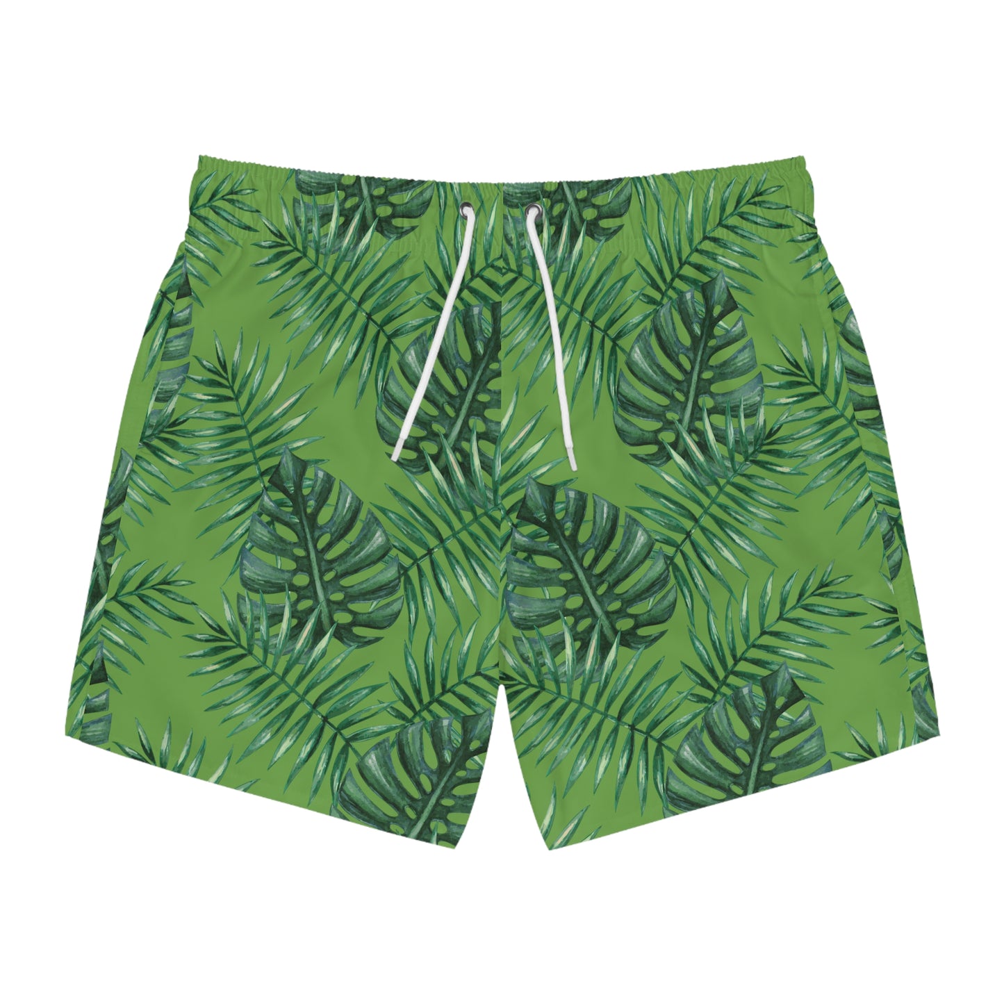 Green Tropical Bliss Swim Trunks (AOP)