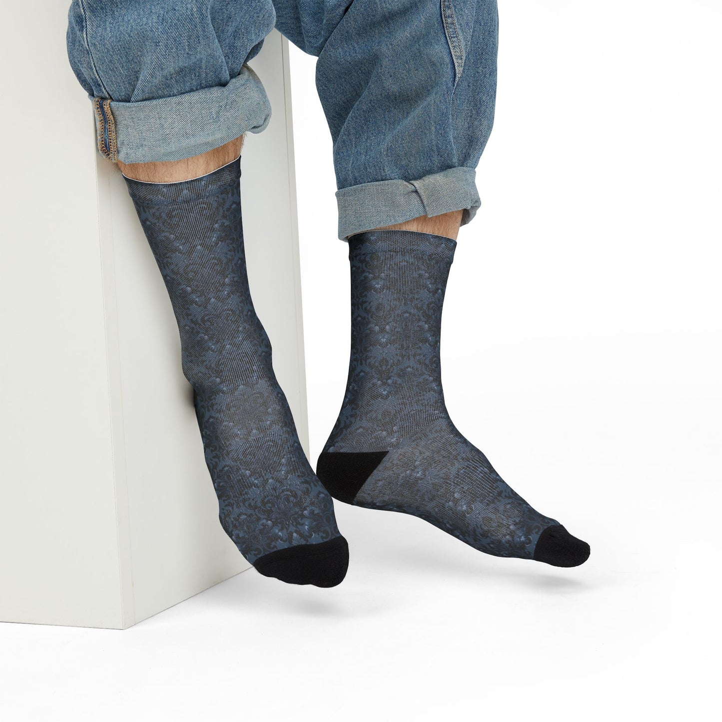 Opulent Dusk Sublimation Crew Socks