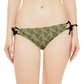 Brown Tropical Bliss Strappy Bikini Set (AOP)