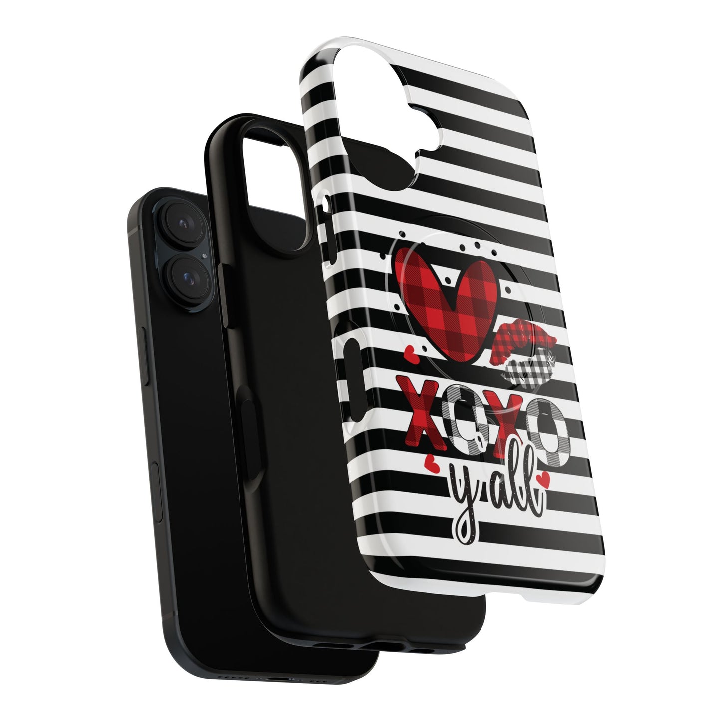 Stylish Tough Magnetic Phone Cases, Trendy Gifts for Her, Holiday Accessories, Floral Design, Cute Phone Protection