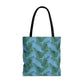 Blue Tropical Bliss Tote Bag