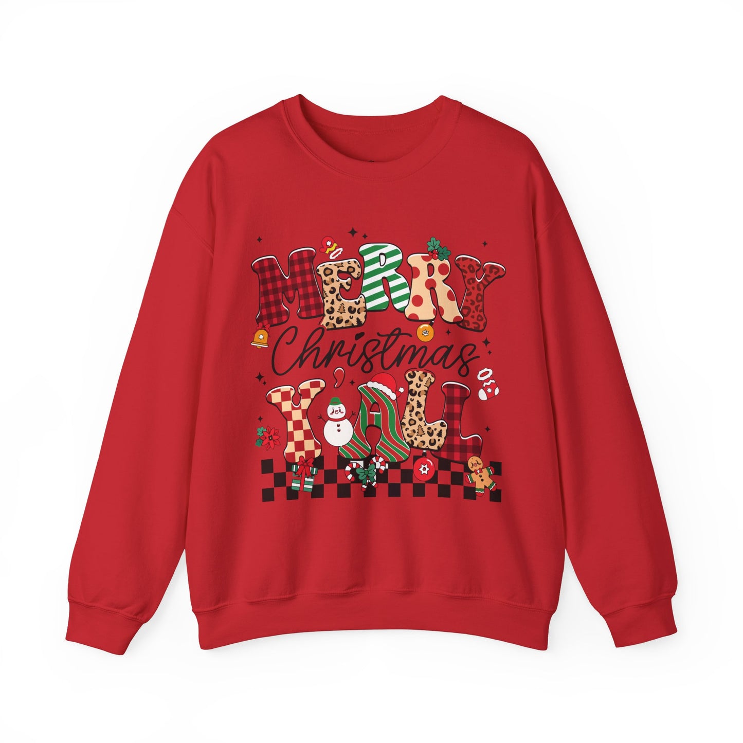 Merry Christmas Unisex Heavy Blend™ Crewneck Sweatshirt