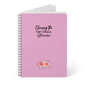 Floral Motivational Notebook, Self-Improvement Journal, Inspirational Diary, Positive Affirmations, Goal Planning