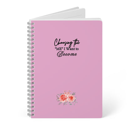 Floral Motivational Notebook, Self-Improvement Journal, Inspirational Diary, Positive Affirmations, Goal Planning