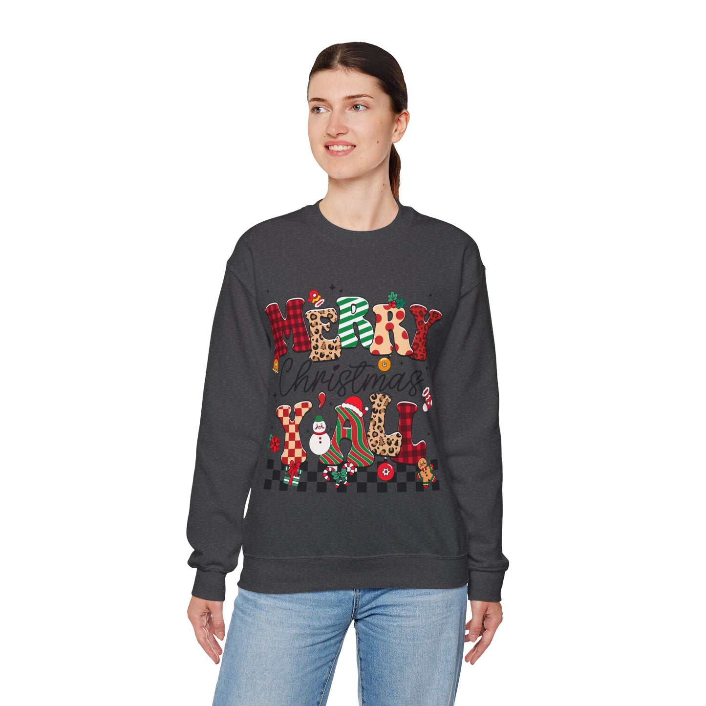 Merry Christmas  Unisex Heavy Blend™ Crewneck Sweatshirt