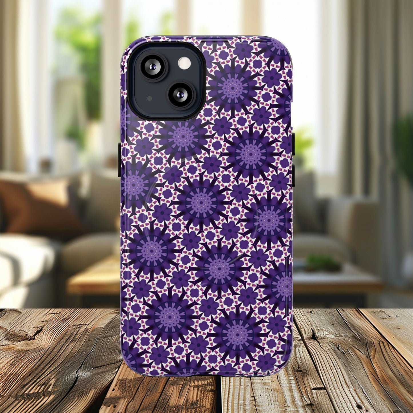 Twilight Petal Mirage Magnetic iPhone Cases, Unique Floral Designs, Tough Protection, Gift for Her, iPhone Accessories, Custom Cases