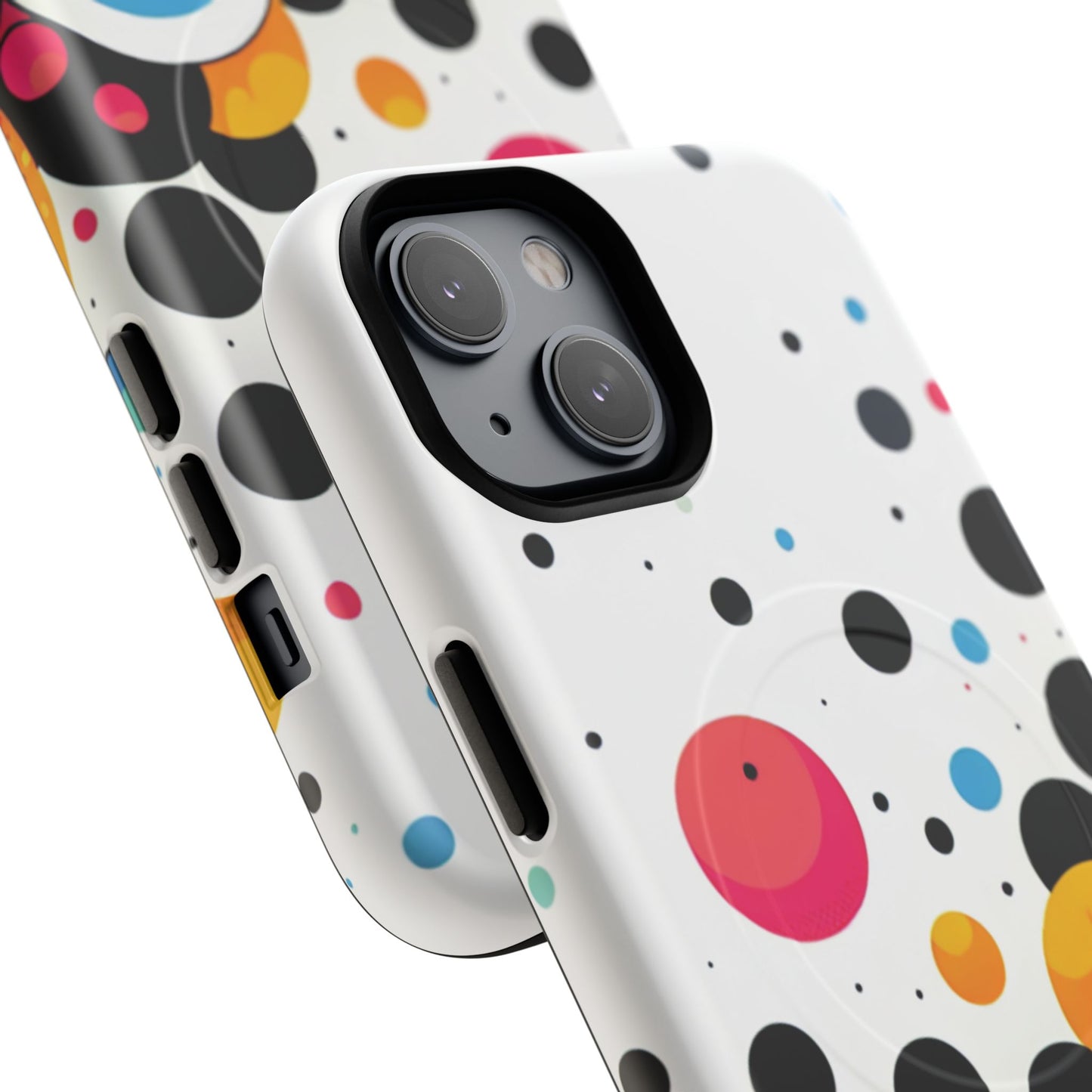 Vibrant Bubble Bloom Galaxy Magnetic iPhone Cases, Artistic Protection for Your Device, Gift for Tech Lovers, Colorful Designs, Unique iPhone Accessories