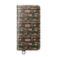 Book Stack Floral Flip iPhone and Samsung Phone Case — Vintage Library Wallet Cover.