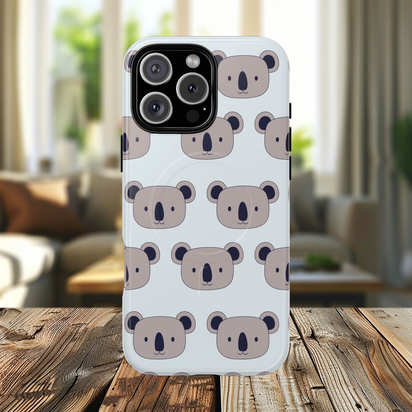 Cute Koala iPhone Case, Tough Magnetic iPhone Cases, Funny Animal Cases, Unique Gifts for Animal Lovers, Cute Phone Accessories, Birthday Gift