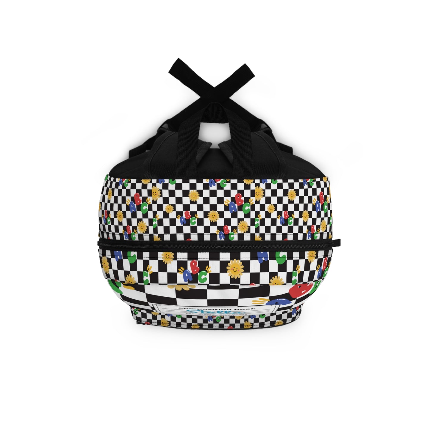 Personalized Schoolyard Chic Composition Book Inspired Backpack for Students, Fun School Bag, Back to School Essentials, Notebook Print Backpack, College Student Gift