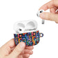 Psychedelic Visions Colorful Artistic AirPod Case - Unique Design for Music Lovers