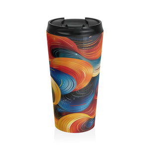 Cosmic Swirl Stainless Steel Travel Mug