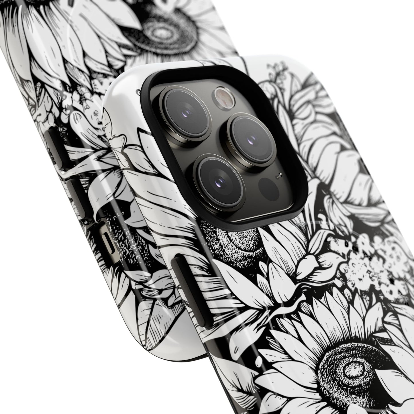 Loved John 3:16, Inspirational Gift, Tough iPhone Magnetic Case Scripture, Sunflower Bible Verse, MagSafe® iPhone® Tough Case, iPhone 14, iPhone 15, iPhone 16, Pro, Pro Max, Plus