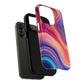 Cosmic Lava Flow Colorful Abstract iPhone Case , Tough Magnetic Protection, Stylish Accessories, Gift for Tech iPhone Lovers, Vibrant Mobile Covers