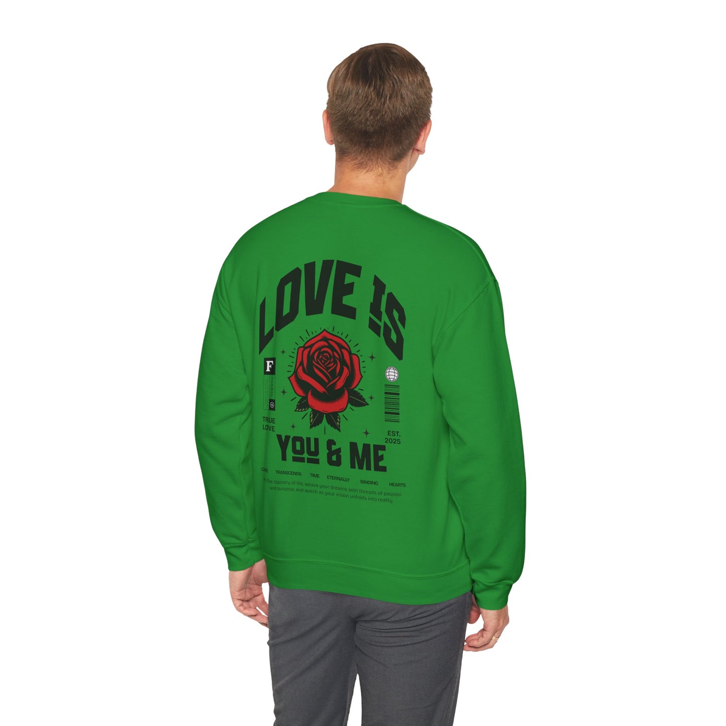 You and Me Valentines Unisex Heavy Blend™ Crewneck Sweatshirt.