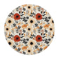 Boho Chic Floral Mouse Pad, Home Office Decor, Gift for Her, Blooming Design, Computer Accessories, Desk Accessories, Office Gift