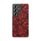 Velvet Petal Noir Floral Petal Clear Impact-Resistant iPhone and Samsung Case.