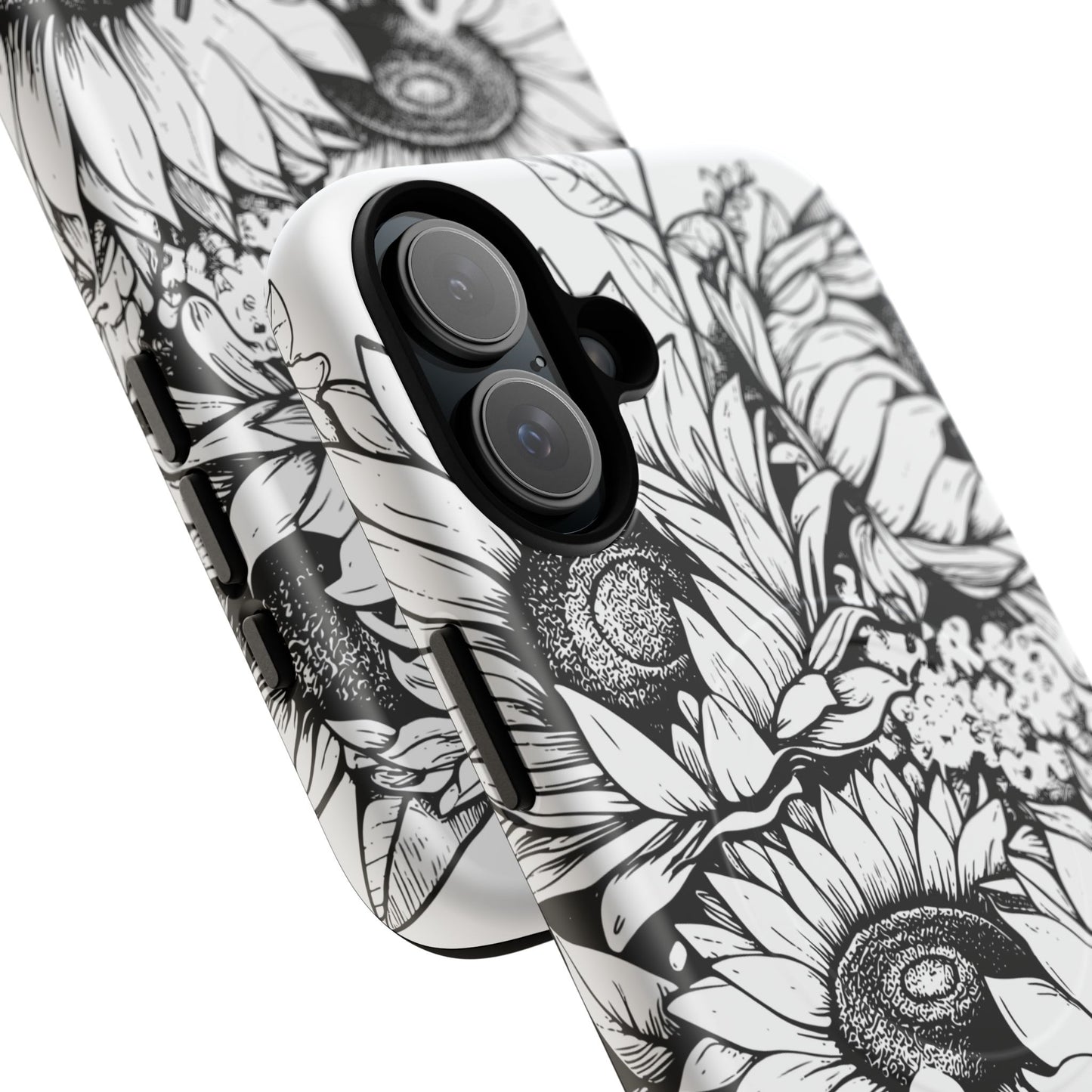 Loved John 3:16, Inspirational Gift, Tough iPhone Magnetic Case Scripture, Sunflower Bible Verse, MagSafe® iPhone® Tough Case, iPhone 14, iPhone 15, iPhone 16, Pro, Pro Max, Plus