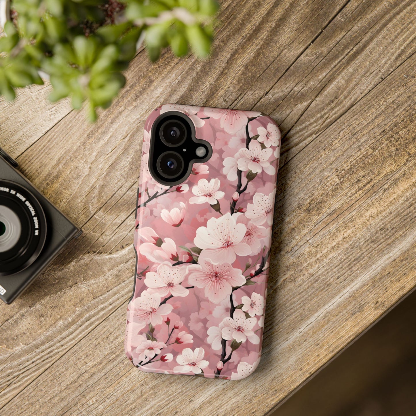 Cherry Blossom Magnetic Tough iPhone Cases