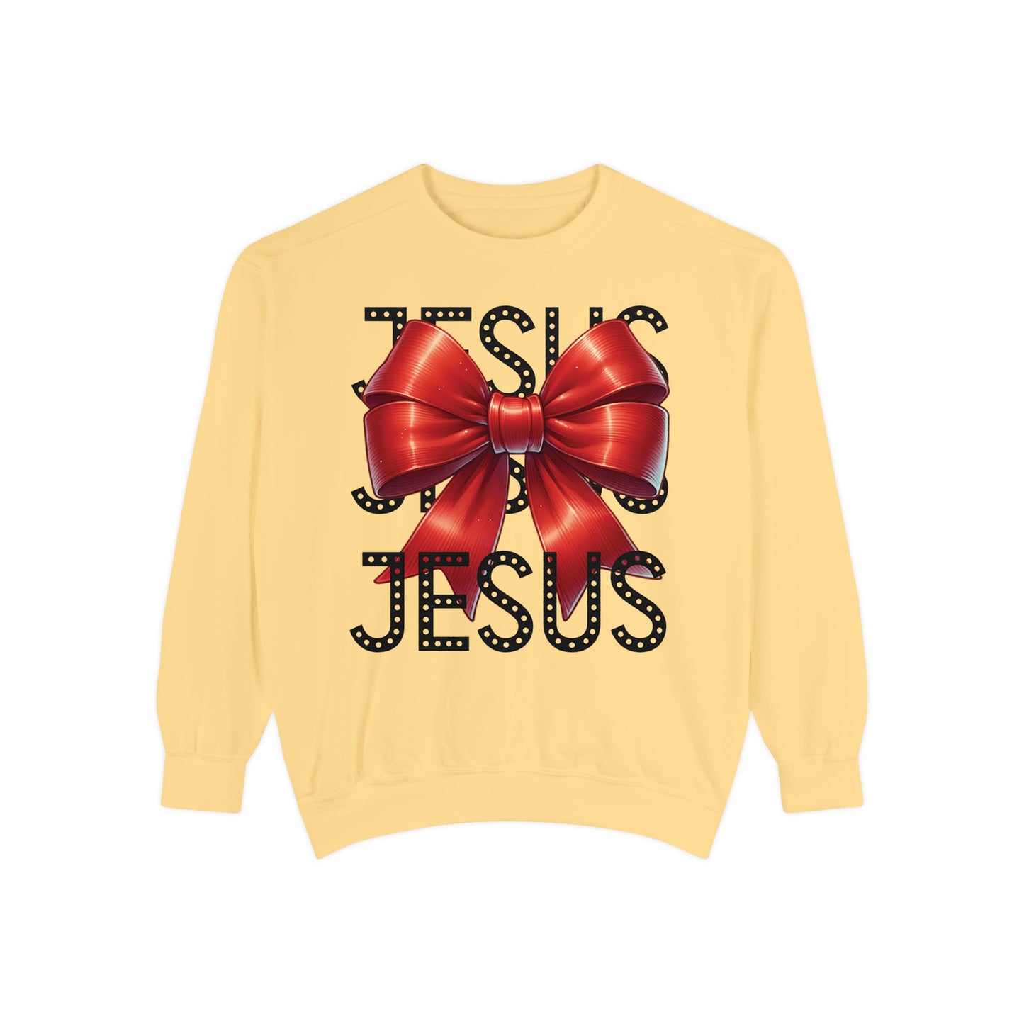 JESUS Unisex Comfort Colors Garment-Dyed Sweatshirt