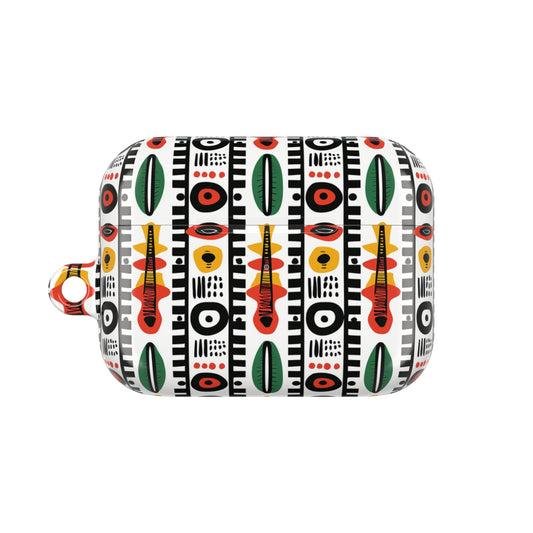 Afrobeat Harmony AirPod Cases - Stylish Protection with Bold Patterns-Airpods Pro Gen 1 and 2, Gen 1 to 4.