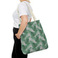 Grey Tropical Bliss Tote Bag