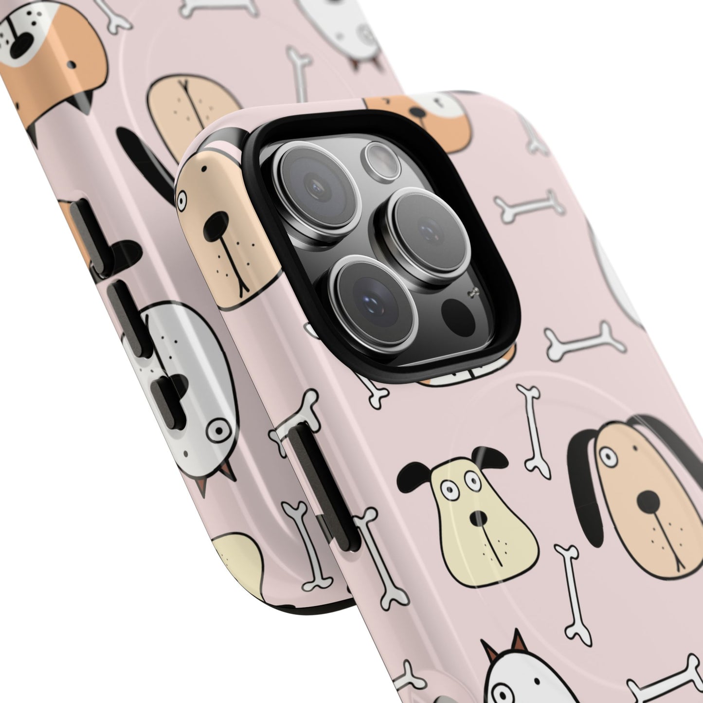 Cute Dog iPhone Case, Tough Magnetic Cases for Pet Lovers, Dog-Themed Accessories, Gift for Dog Owners, Unique iPhone Cover
