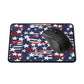 Patriotic Waves  Non= Slip Gaming Mouse Pad - USA Stars & Stripes Design