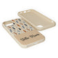 Personalized Whispering Feathers Samsung Biodegradable Case, Custom Name Case.