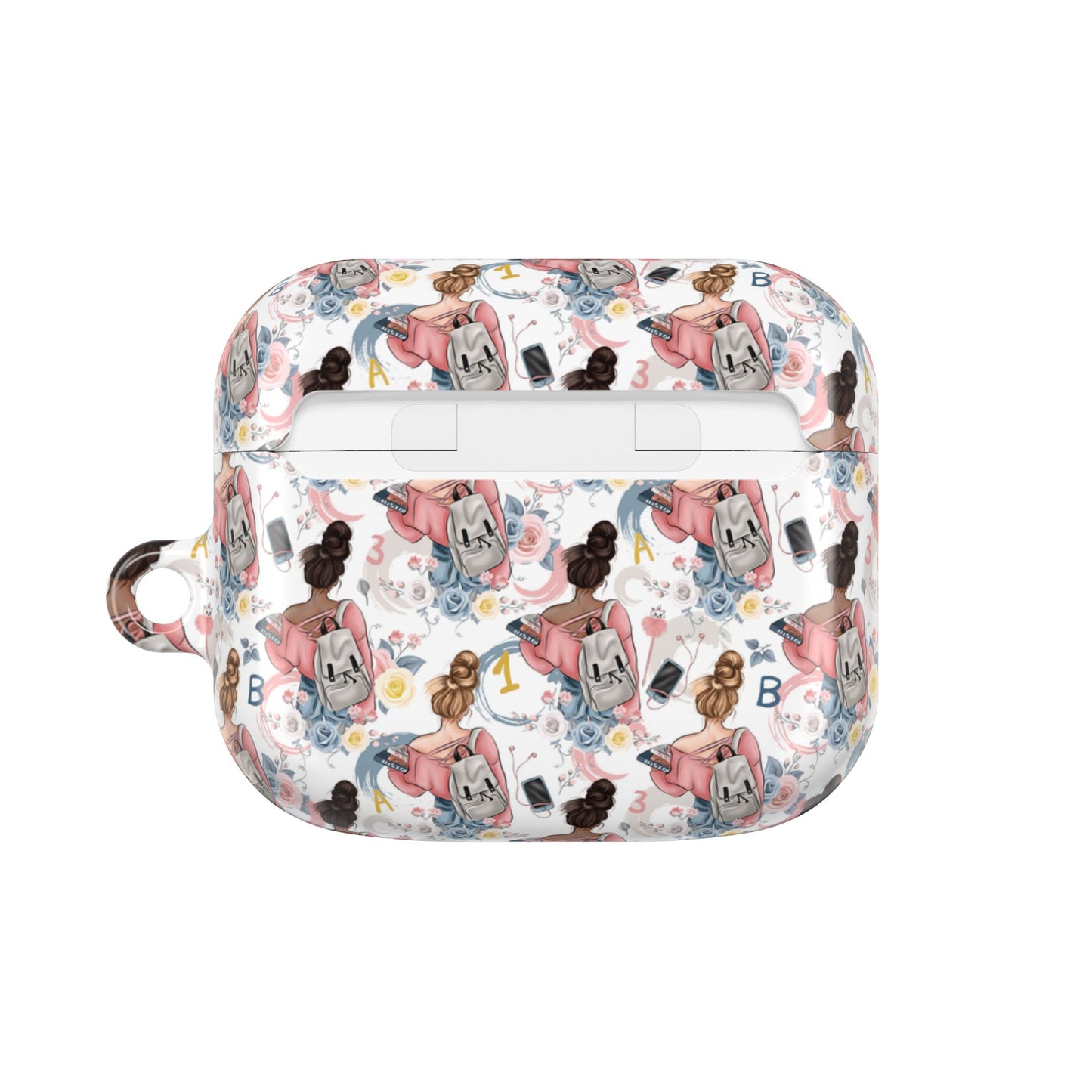 Study Chic AirPod Case Covers with Trendy Illustrations.