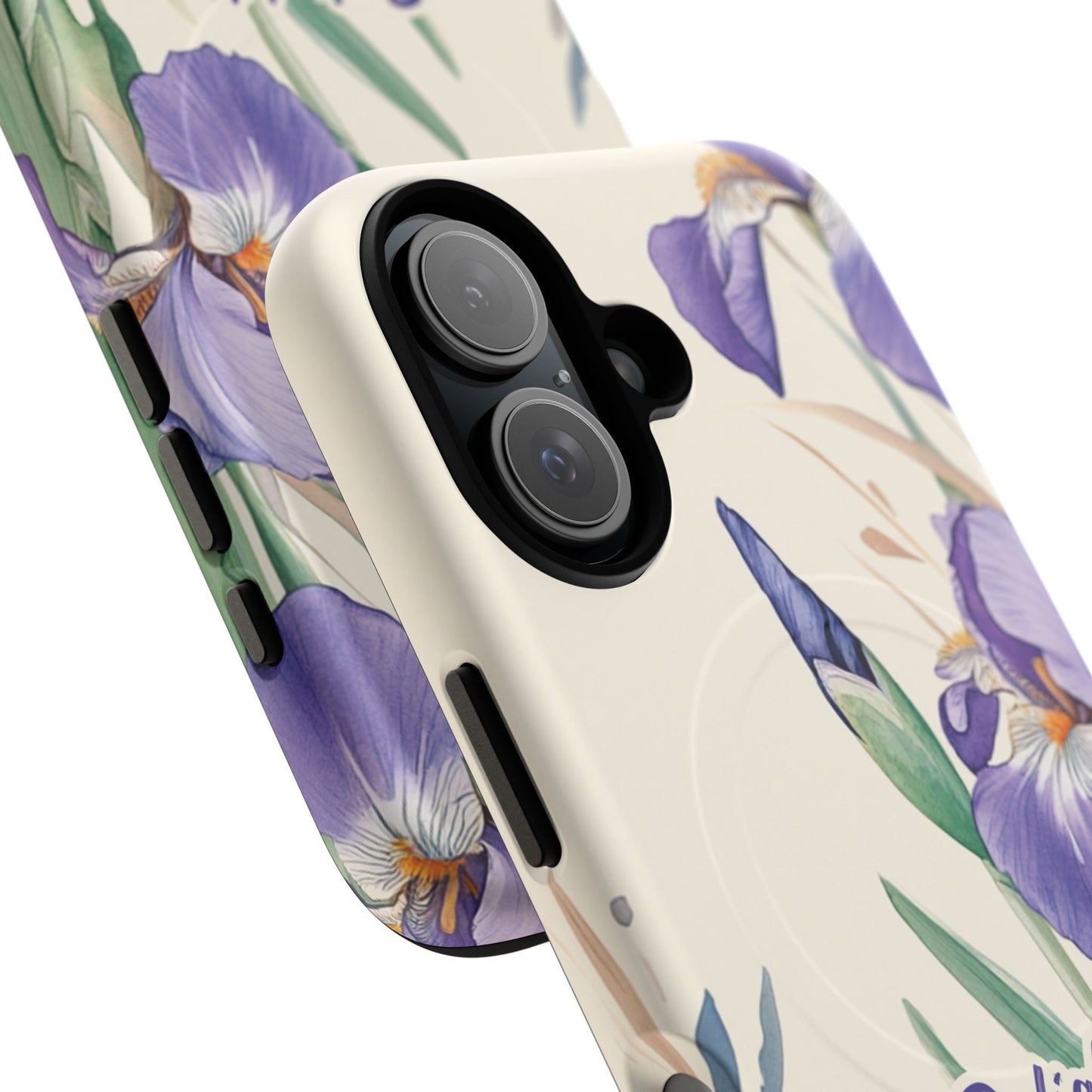 Delight yourself in the Lord Psalm 37:4, Inspirational Gift, iPhone Magnetic Case Scripture, Floral Bible Verse, MagSafe® iPhone® Tough Case, iPhone 14, iPhone 15, iPhone 16, Pro, Pro Max, Plus.